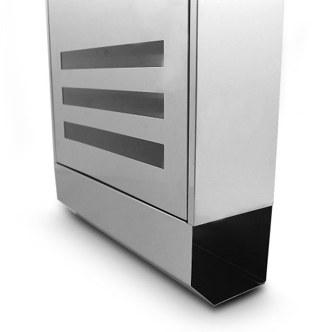 NAŚCIENNA SKRZYNKA POCZTOWA NA LISTY ZE STALI NIERDZEWNEJ NOWOCZESNA