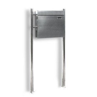 NOWOCZESNA SKRZYNKA POCZTOWA NA LISTY WOLNOSTOJĄCA STAL INOX