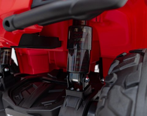 Quad Can Am Outlander ATV z Pilotem Czerwony