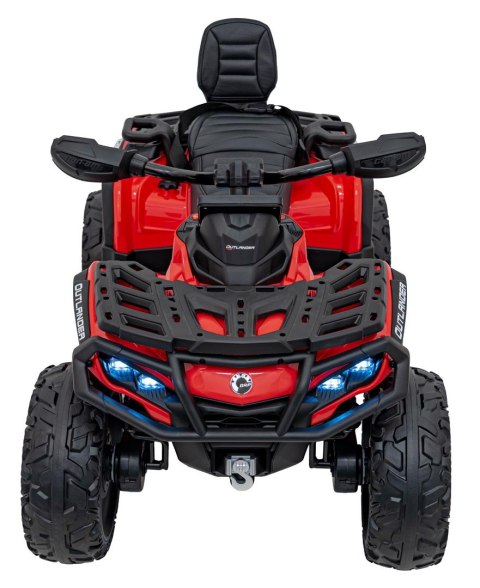 Quad Can Am Outlander ATV z Pilotem Czerwony