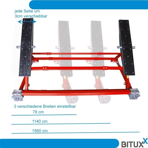 Podnośnik warsztatowy uchylny mobilny samochodowy do 2000kg wahadłowy