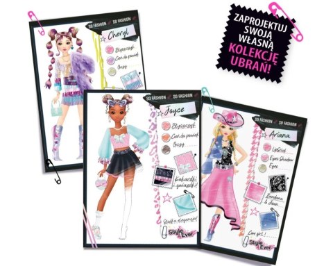 Zestaw kreatywny Projekt Moda z podświetlaną tablicą