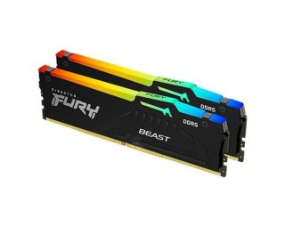 Pamięć DDR5 Fury Beast RGB 128GB(2*64GB)/5600 CL36 czarna