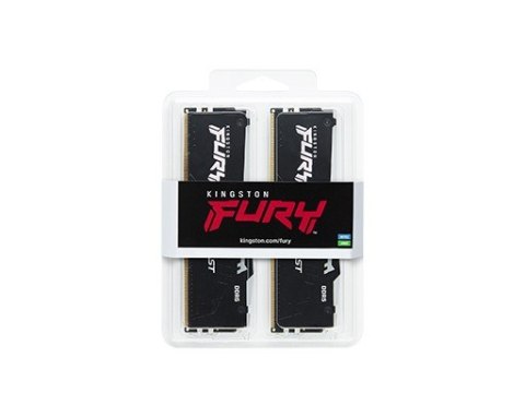 Pamięć DDR5 Fury Beast RGB 128GB(2*64GB)/5600 CL36 czarna