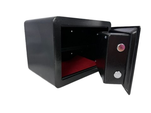 Sejf biurowy z dotykowym panelem na kod szyfr elektroniczny czarny
