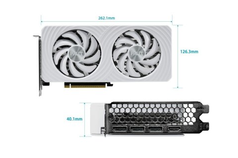Karta graficzna GeForce RTX 5060 TI WHITE OC 8GB GDDR7 128bit 3DP HDMI