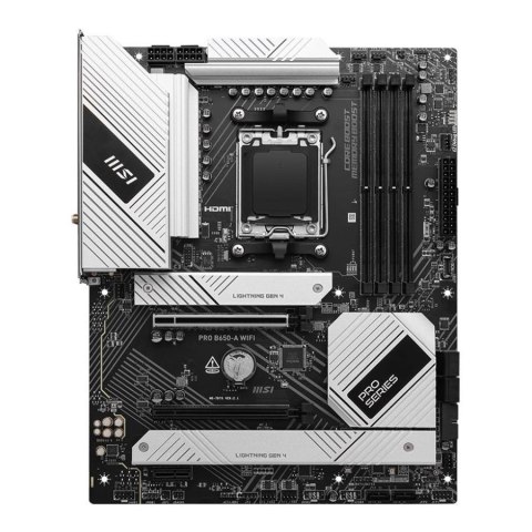 Płyta MSI PRO B650-A WIFI  AMD B650 DDR5 SATA3 M.2 USB3.2 WiFi BT PCIe4.0 AM5 ATX