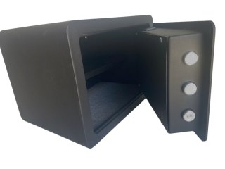 Sejf domowy biurowy na zamek elektroniczny hotelowy kasa 2 klucze w zestawie