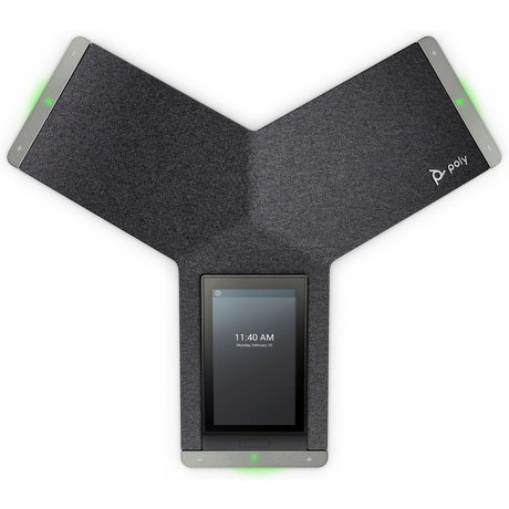 Telefon konferencyjny IP Trio C60, obsługujący aplikację Microsoft Teams i funkcję zasilania PoE, radio ze wszystkimi funkcjami 