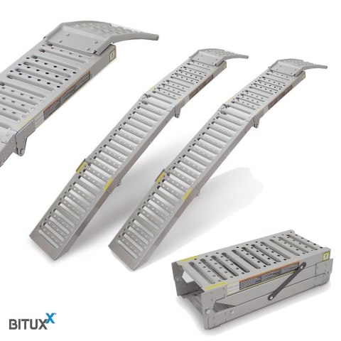 Zestaw Ramp najazdów składane do 2,2T Komplet podjazdów stalowych 2szt