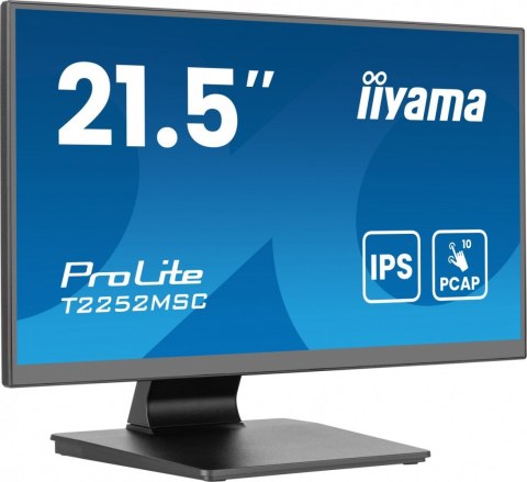 Monitor 22 cale T2252MSC-B2AG 10 PKT. POJ IPS HDMI DP 2x1W 7H 2xUSB  AG-(Anti Glare)