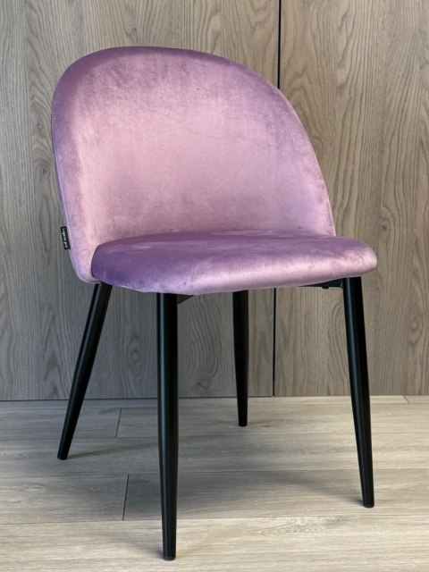 Krzesło tapicerowane GLORIA VIOLET VELVET OUTLET