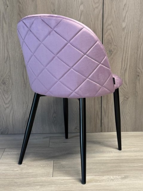 Krzesło tapicerowane GLORIA VIOLET VELVET OUTLET