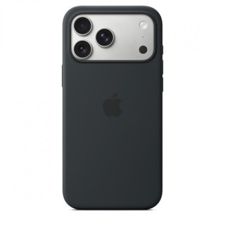 Etui silikonowe z MagSafe do iPhonea 17 Pro Max - czarne