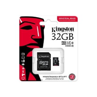 Karta pamięci microSD 32GB CL10 UHS-I Industrial KINGSTON