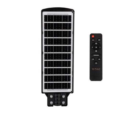 Naświetlacz oprawa uliczna LED solarna V-TAC 12W czarny VT-ST180W 6000K 1200lm 2 lata Gwarancji