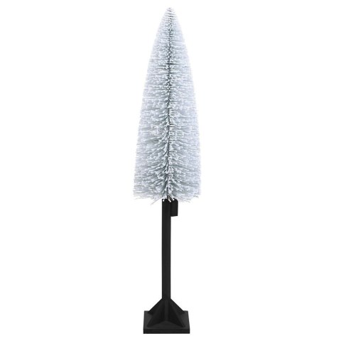 Choinka świecąca ośnieżona z lampkami / drzewko świąteczne 25 LED 120 cm