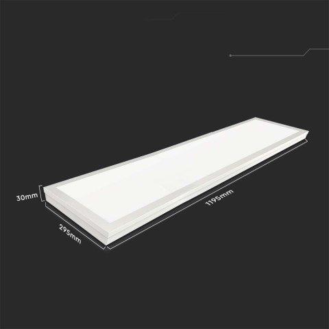 Panel LED V-TAC 40W 1200x300 3w1 natynkowy/podtynkowy VT-6147 6500K 4400lm 2 lata Gwarancji