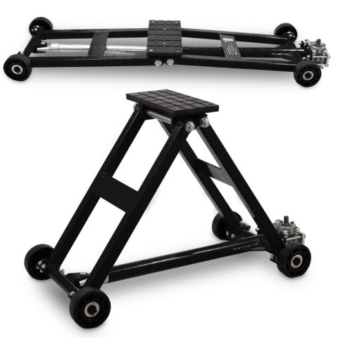 Podnośnik nożycowy BITUXX 2,5T płaska platforma 11-48cm na korbę ręczną