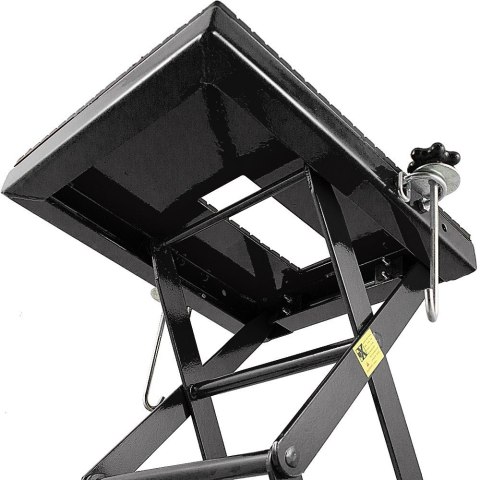 Podnośnik nożycowy Hydrauliczny mobilny Stalowy 135KG do motocykla