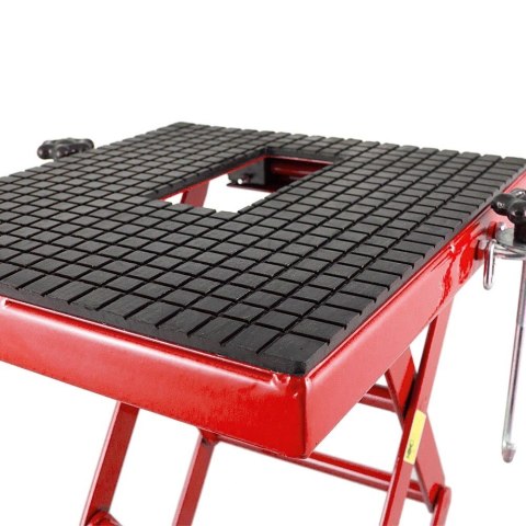 Podnośnik nożycowy Hydrauliczny mobilny Stalowy 135KG do motocykla