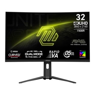Monitor MSI 31 5" MAG 321CUPDF Rapid VA 4K 160 320Hz 2xHDMI DP USB-C