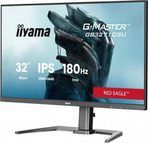 Monitor 31.5 cala GB3271QSU-B2 1ms,IPS,180Hz,2x HDMI,DP,400cd,FreeSync QHD,2x USB(3.2),2x USB-C,2x 4.5W,HAS-150mm