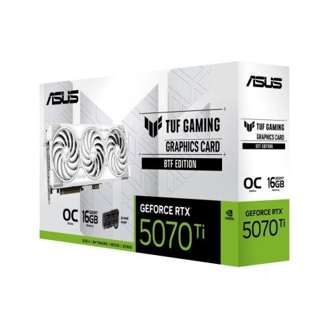Karta graficzna GeForce RTX 5070Ti TUF GAMING OC WHITE BTF GDDR7 256bit