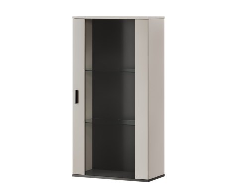 Witryna wisząca S2 SOHO 60x29x112 kaszmir+ czarny
