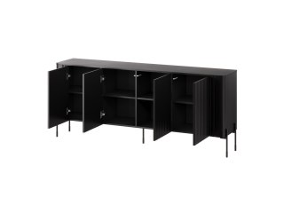 Komoda VERA 190x40x80 czarny mat