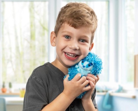 Maskotka interaktywna Kulisie Niebieski Borsuk Epee