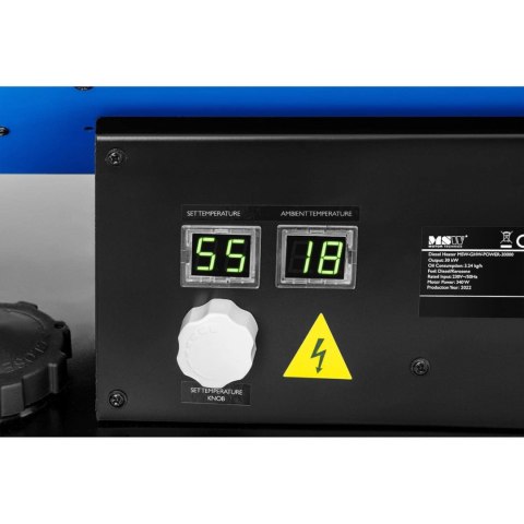Nagrzewnica dmuchawa olejowa budowlana na olej ropę do 310 m2 38 l 30000 W