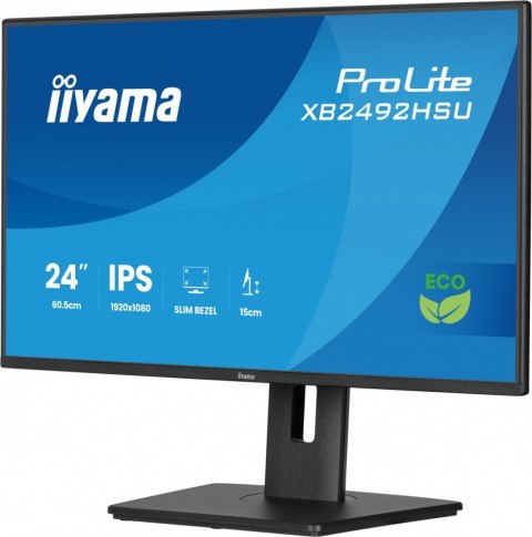 Monitor 24 cali XB2492HSU-B1 IPS FHD HDMI DP 120Hz 300cd 4ms  cienkie ramki  1500:1  ErP B  USB HUBx2