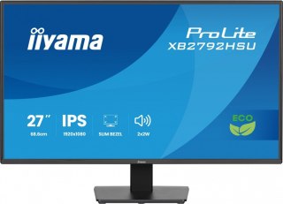 Monitor 27 cali X2792HSU-B1 IPS FHD HDMI DP 120Hz 350cd 4ms  cienkie ramki  1500:1  ErP B  USB HUBx2