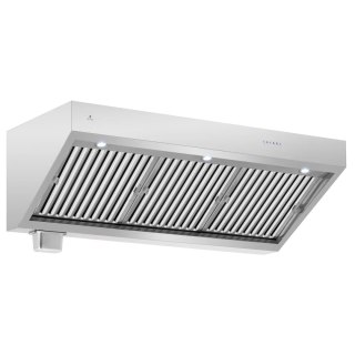 Okap pochłaniacz gastronomiczny z silnikiem oświetleniem STAL 160 cm 1500m3/h 250 W