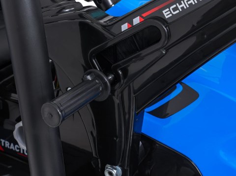 Pojazd MEGA Traktor D68 Z Przyczepką Niebieski