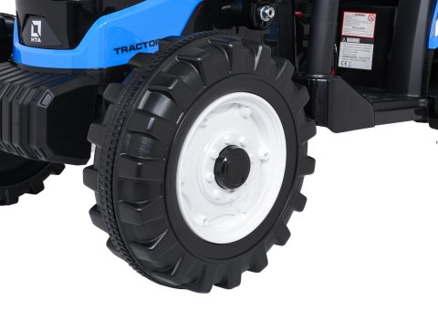 Pojazd MEGA Traktor D68 Z Przyczepką Niebieski