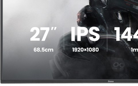 Monitor 27 cali GB2741HSU-B1 IPS FHD 144Hz 1ms 2xUSB 350cd HDMI DP  HAS (150) PIVOT