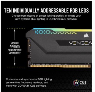 Pamięć DDR4 Vengeance RGB PRO SL 16GB 3200 (2*8GB) czarna C16