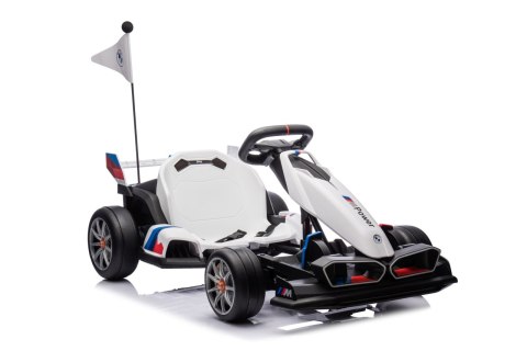 Pojazd Gokart BMW z Funkcją Driftu Biały