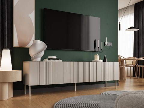 Szafka RTV ISLA 200x40x60 kaszmir mat