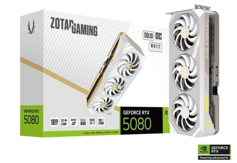 Karta graficzna GeForce RTX 5080 SOLID OC 16GB GDDR7 256bit 3DP HDMI biała