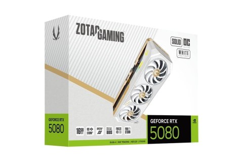 Karta graficzna GeForce RTX 5080 SOLID OC 16GB GDDR7 256bit 3DP HDMI biała