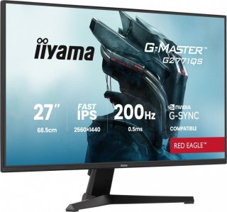 Monitor 27 cali G2771QS-B1 QHD Fast IPS DP 2xHDMI 200Hz  350cd Adaptive G-SYNC - 2560 x 1440 @48-200Hz DisplayPort On