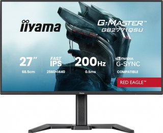 Monitor 27 cali GB2771QSU-B1 QHD,Fast IPS,200Hz,HAS (150) PIVOT,2xUSB 3.2,2xUSB C,0,5ms,2xHDMI,DP,350cd,Adaptive G-SYNC 1920x108