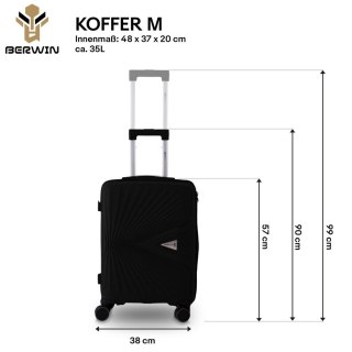 Komplet podróżny 3 walizki XL L M + kosmetyczka twarde TSA 4 kółka lekki