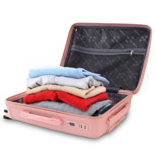 Komplet podróżny 3 walizki XL L M + kosmetyczka twarde TSA 4 kółka lekki