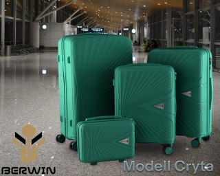 Komplet walizek XL L M z kosmetyczką twarde 4 kółka TSA lekki bagaż podróżny