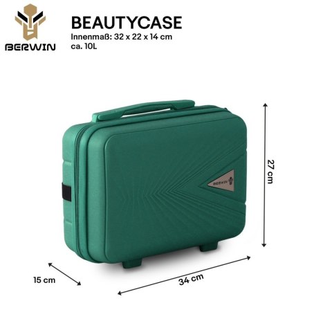 Komplet walizek XL L M z kosmetyczką twarde 4 kółka TSA lekki bagaż podróżny