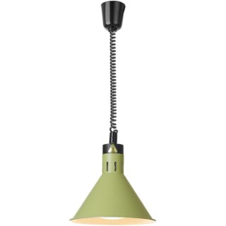 Lampa do podgrzewania potraw wisząca stożkowa śr. 275 mm 250 W - zielona
